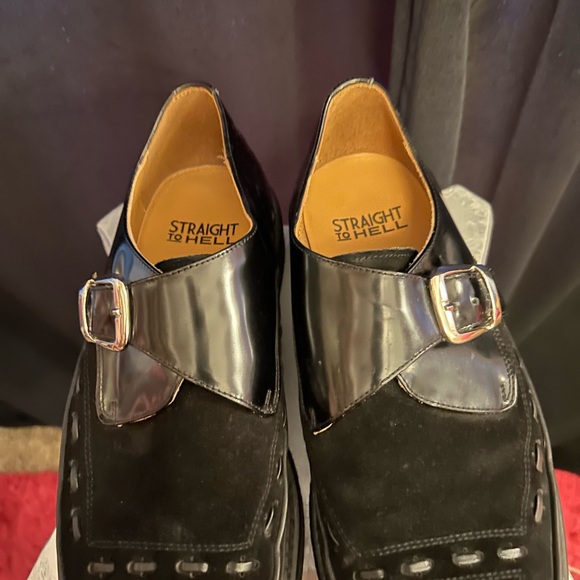 Straight To Hell Other - Straight to Hell Black Leather Loafers